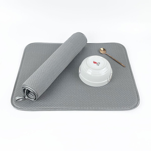 <span class=keywords><strong>Tapis</strong></span> de comptoir de <span class=keywords><strong>cuisine</strong></span> moderne en microfibre Esun 40x50cm, très absorbant, écologique, réutilisable, pour sécher la vaisselle et l'essuyage de la table à la maison - Product Image 1
