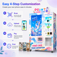 Distributeur automatique de coques de téléphone à double écran et multi-affichages, machine personnalisée pour coques de téléphone pour centre commercial