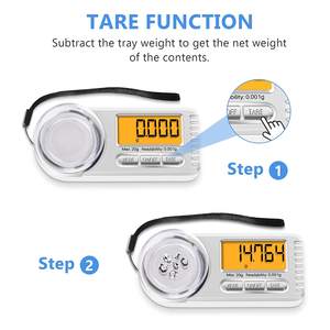 Mini <span class=keywords><strong>Balance</strong></span> Électronique de Poche Numérique 50g Professionnelle au <span class=keywords><strong>Milligramme</strong></span>, Balances de Pesée Haute Précision 0.001g pour Bijoux et Or - Product Image 4