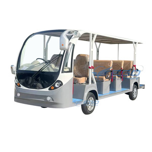 Wholesale Adults 4-<b>wheel</b> Electric Sightseeing Car 72V 8-23 Seater Touring Sightseeing Bus for Sale - Product Image 1