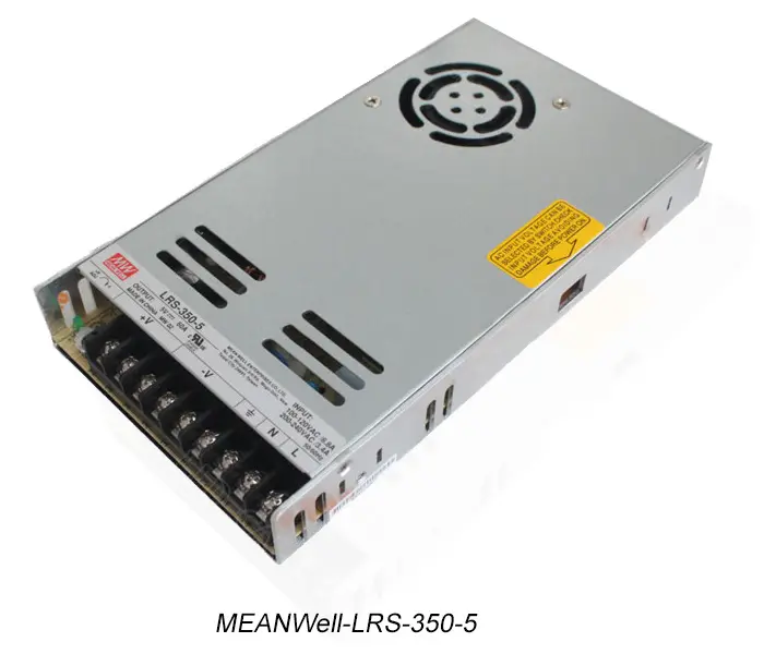 Mean Well-fuente de alimentación led, LRS-350-5 para pantalla LED