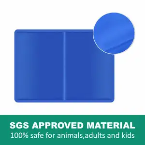 Pet Cooling Mat Dog Cat Pressure Activated Gel Self Cooling Pad Sleeping Bed