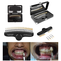 Guía de sombra profesional R20 3D guía de sombra de blanqueamiento de dientes de lujo Tabla de sombra de dentista multiusos