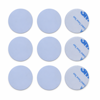 Individuell Bedruckte 25mm Runde Selbstklebende NFC RFID PVC-Etikettenkarte für Unternehmens-Zugangskontrolle