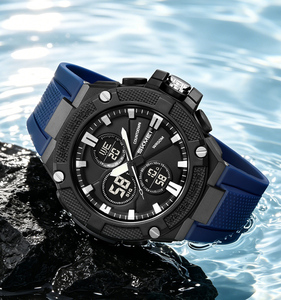 Orologio Sportivo da Uomo SKMEI 2604, Cronografo con Allarme, Orologio Digitale con Doppio Fuso Orario, Cinturino in TPU, Quadrante in Resina - Product Image 2