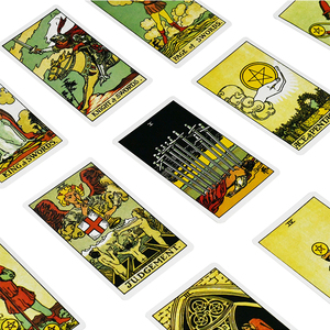 高品质纸质塔罗牌套装批发印刷塔罗牌卡带指南 - Product Image 6