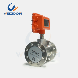 Dn80 3inch Độ chính xác 1.0% SS304/SS316 cơ thể xung + 4 ~ 20mA đầu ra tuabin khí đo lưu lượng - Product Image 6