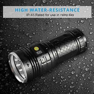 Lampe torche UV G12 395nm/365nm 84W en alliage d'aluminium, rechargeable par USB, faisceau réglable, IP65, base magnétique, portée du faisceau 1000M+ - Product Image 5