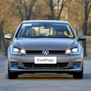Volkswagen VW <span class=keywords><strong>Golf</strong></span> <span class=keywords><strong>7</strong></span> MK7 2014-2017 LED feux <span class=keywords><strong>de</strong></span> <span class=keywords><strong>jour</strong></span> <span class=keywords><strong>de</strong></span> voiture nouvel état clignotant DRL brouillard conduite lampe - Product Image 2