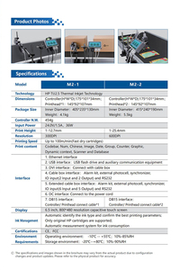 Stampante a Getto d'Inchiostro Termico ad Alta Efficienza con Dati in Tempo Reale per Stampa di Etichette e Carte, Codici QR, Immagini e Stampa Dinamica del Contesto - Product Image 4