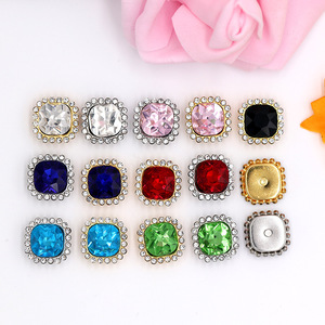 Strass carrés à 12 facettes, qualité A, diamant domestique pour accessoires de chaussures et vêtements DIY, origine Yiwu - Product Image 2