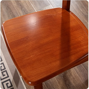 Silla de Comedor Moderna y Sencilla de <span class=keywords><strong>Madera</strong></span> Maciza, Silla de Cocina de <span class=keywords><strong>Madera</strong></span> de Caucho con Unión Robusta de Encaje y Espiga - Product Image 3