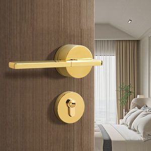 <span class=keywords><strong>Promotion</strong></span> Usine : Poignée de Porte de Luxe en Alliage de Zinc, Ensemble de Serrures Modernes Simples pour Bureau, Maison, Villa, Hôtel – Quincaillerie Décorative - Product Image 5