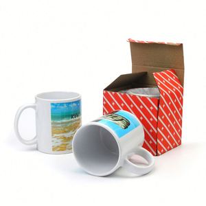 Tazas Personalizadas para el Hogar con Logotipo, Tazas de Cerámica para Sublimación de 11 y 15 Onzas, Lisas, Mate o Brillantes, Personalizables para Café - Product Image 4