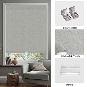Stores Enrouleurs Solaires Écologiques Sans Fil Intégrés Anti-UV, Compatibles Alexa et <span class=keywords><strong>Google</strong></span> Assistant, pour Chambre et Bureau - Product Image 3