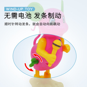 Juguetes de animales de plástico con movimiento por inercia para niños de 2 a 4 años, unisex, talla única - Product Image 2