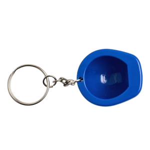 Llavero Personalizado con Forma de Casco de Construcción, Multicolor, de Plástico Duro, para Regalos Promocionales de Agencias Inmobiliarias - Product Image 3