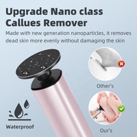 Pédicure dissolvant de peau morte polissage marque privée pieds électriques dissolvant de callosités lime pour les pieds dissolvant de callosités rechargeable