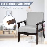 Fauteuil d'appoint de style mid-century, livraison gratuite, fauteuil de salon moderne de haute qualité, fauteuil de lecture rembourré en lin
