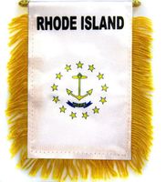 Banderole star Rhode Island 3x5 pieds, drapeau américain, avec œillets en laiton