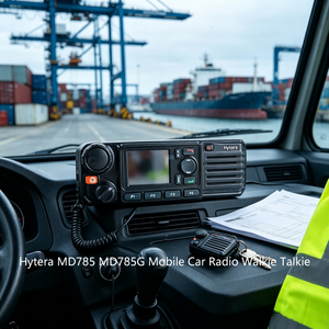 วิทยุติดรถยนต์ Hytera MD785 MD785G DMR วิทยุสื่อสารเคลื่อนที่ในรถยนต์ IP54 วิทยุฐานเคลื่อนที่ในรถยนต์ ระยะไกล วิทยุสื่อสารแบบวอล์คกี้ทอล์คกี้ในรถยนต์ - Product Image 6
