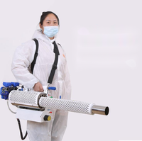 HLF Machine de nébulisation thermique portable à pompe à dos pour produits chimiques, usage agricole et désinfection, capacité 7 kg, avec rapport vidéo de 1 an