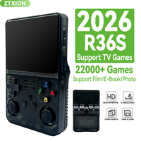 Consola de Videojuegos Portátil Retro de Código Abierto con Sistema Linux, F R36S, Capacidad de 128 GB, Más de 20 000 Juegos, Regalo de Gameboy de Bolsillo