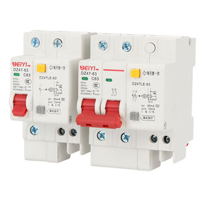 BEIYIミニサーキットブレーカー1p <span class=keywords><strong>2p</strong></span> 3p 4p RCBO elcb漏電サーキットブレーカー1p n <span class=keywords><strong>25a</strong></span> 32a 63a - Product Image 5