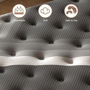 Materasso in Memory Foam Gel di Alta Qualità, Singolo, con Molle Insacchettate, Materasso King Size di Lusso per Hotel, Camera da Letto e Uso Ospedaliero - Product Image 5