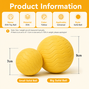 Interactive Pet Training Chew Teeth Toy Durable Elastic EVA Floating Balls Soft Rubber Dog Teeth Grinding Toys <b>Rope</b> Box Packed - Product Image 3
