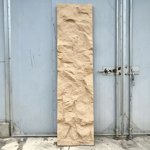 Revêtement mural en pierre Pu, imitation <span class=keywords><strong>roche</strong></span> <span class=keywords><strong>de</strong></span> montagne en relief, ignifuge, 2400*600mm, 10cm, disponible pour l'intérieur et l'extérieur - Product Image 5