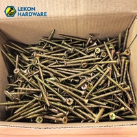 Vis autoperceuses en bois LEKON pour panneaux de particules, tête ronde métrique, zinc jaune, empreinte Phillips