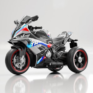 <span class=keywords><strong>Moto</strong></span> électrique classique 12V à double moteur pour enfants, 3 roues stables, musique, lumières LED, jouet à roulettes pour l'extérieur A1-3 - Product Image 4