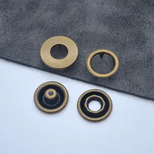 Garment Accessory ring snap and prong snap button baby clothing press button for clothes