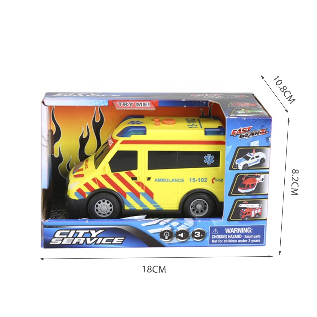 Arsor Jouet Dambulance, Échelle 1:30 Véhicule durgence Anti-Collisi