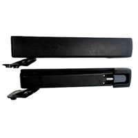 Boîte de rangement d'accoudoir de siège de bus/camion ISIR de luxe de haute qualité en cuir PU, surface carrée, étanche, kits intérieurs réglables