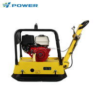 Compacteur à plaques réversible pour moteur à essence diesel personnalisé OEM Machines routières 38KN Compacteur à plaques manuel compact pour le sol