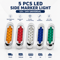 Feu de position latéral 16 LED DH-035 DC12V-24V, neuf, pour voiture, bus, remorque, camion – Accessoire d'éclairage arrière et de dégagement