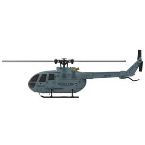 Helicóptero Mini C186 de 4 Canales sin Alerones, Helicóptero a Control Remoto con Giroscopio de 6 Ejes, Aeronave RC para Adultos y Niños - Product Image 2