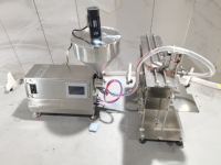 Machine de remplissage semi-automatique DOVOLL pour mayonnaise et sauces salade en conserve avec réservoir de mélange