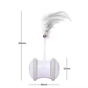 Miyav arabası elektrikli oyuncak kedi, alay tüy akıllı kendini hilarity Tumbler kedi oyuncak - Product Image 2