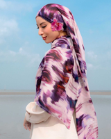 Foulards Hijab Imprimés en Modal en Gros, Écharpes et Châles Ethniques en Rayonne Douce et Respirante pour Femmes, Personnalisation Prise en Charge