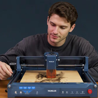 Machine de gravure laser WAINLUX X2 à double tête laser (diode/fibre) pour graver le métal, le bois, le cuir, les t-shirts, la pierre, le verre, le caoutchouc