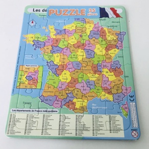 <span class=keywords><strong>2019</strong></span> New design customized paper cognition puzzle child World Map puzzles - Product Image 3