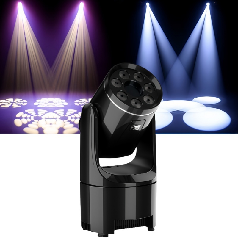 5 Patterns Thor 150W 2 Colored Glass Diagrams + White Light RGB Moving Head Light LED DMX512 Die Cast Aluminum IP20 for DJ Disco