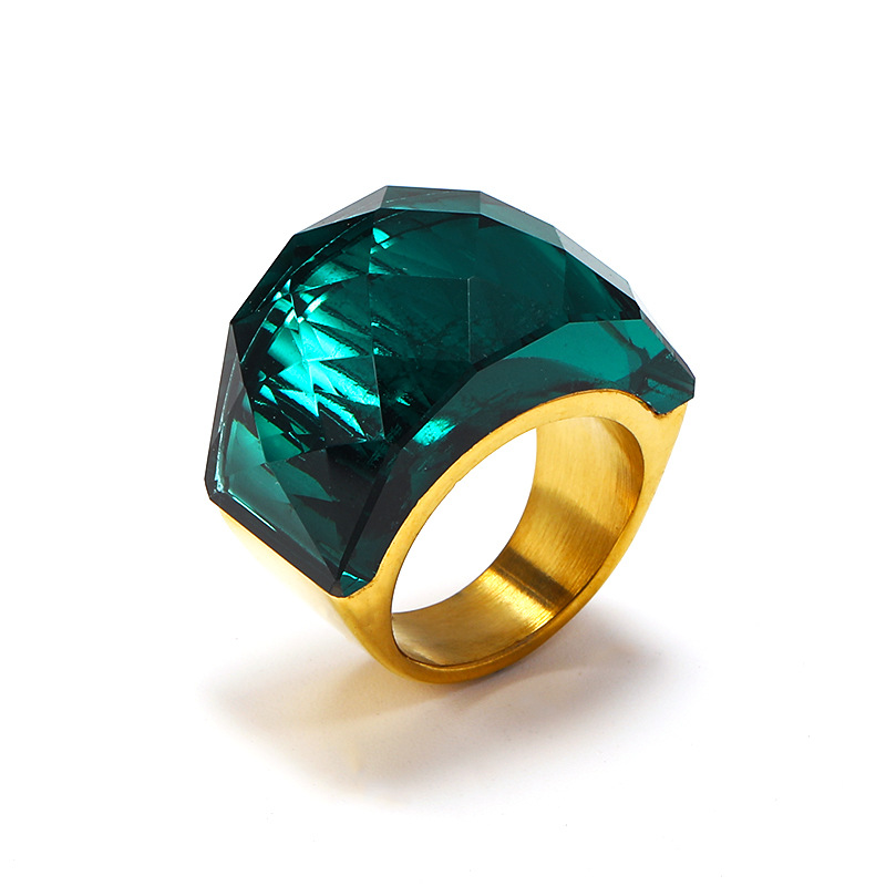 Golden ink emerald