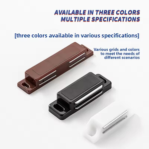 ABS <b>Plastic</b> Strong Magnet Cabinet Door Powerful Magnetic Touch Wardrobe Magnetic Clip Drilling Required Suction Drawer for - Product Image 3