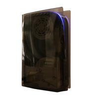 Coque de façade transparente pour plaque de remplacement de peau de couverture de Console PS5 pour coque de boîtier PS5