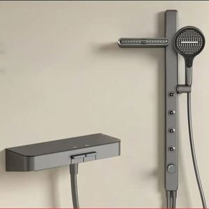 Ensemble de douche de luxe moderne pour salle de bain, avec fonctions de massage par jet de pluie et jet doux, pour hôtels - Product Image 6