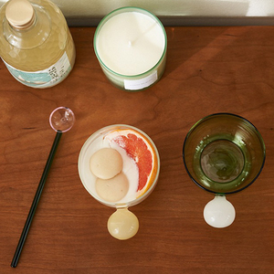 แก้วน้ำทรงกลมแบบซ้อนได้พร้อมหูจับทรงกลม แก้วบอโรซิลิเกตคุณภาพสูง ดีไซน์สวยงาม เหมาะสำหรับใช้ในบ้านและร้านกาแฟ - Product Image 3